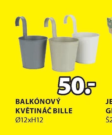 BALKÓNOVÝ KVĚTINÁČ BILLE