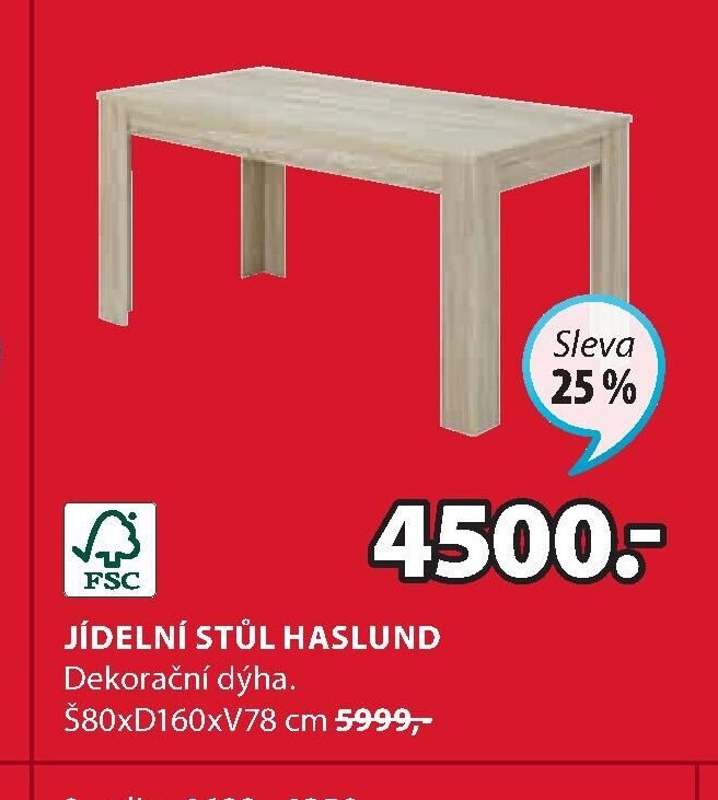 Jídelní stůl HASLUND