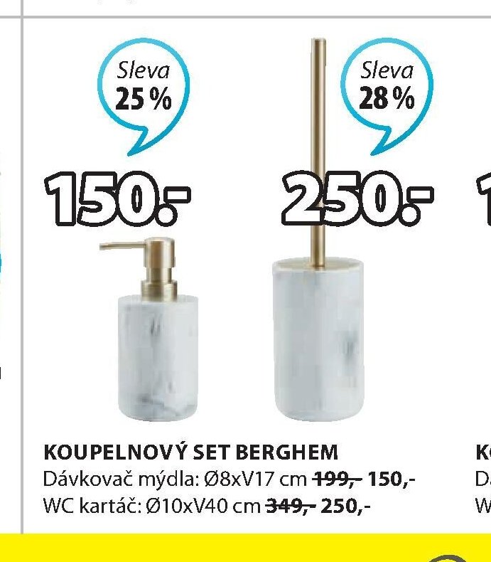 KOUPELNOVÝ SET BERGHEM