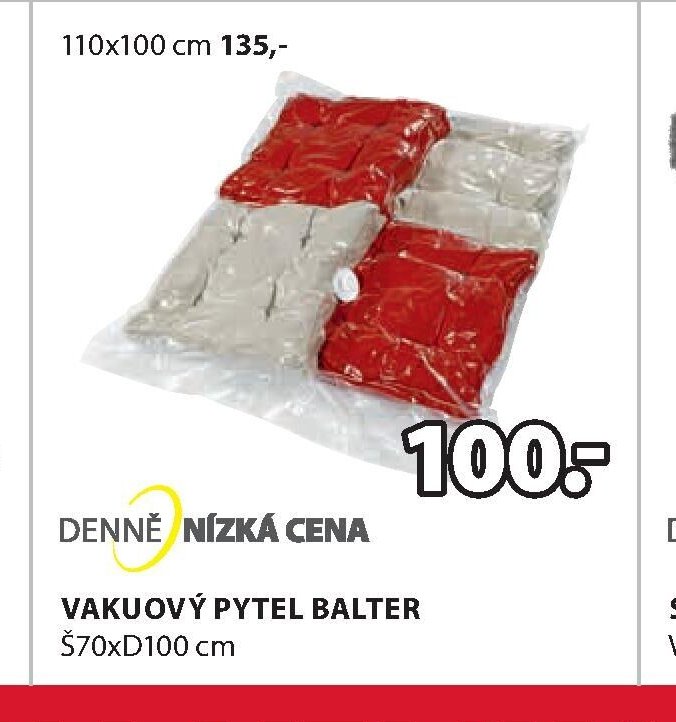 VAKUOVÝ PYTEL BALTER Š70xD100 cm