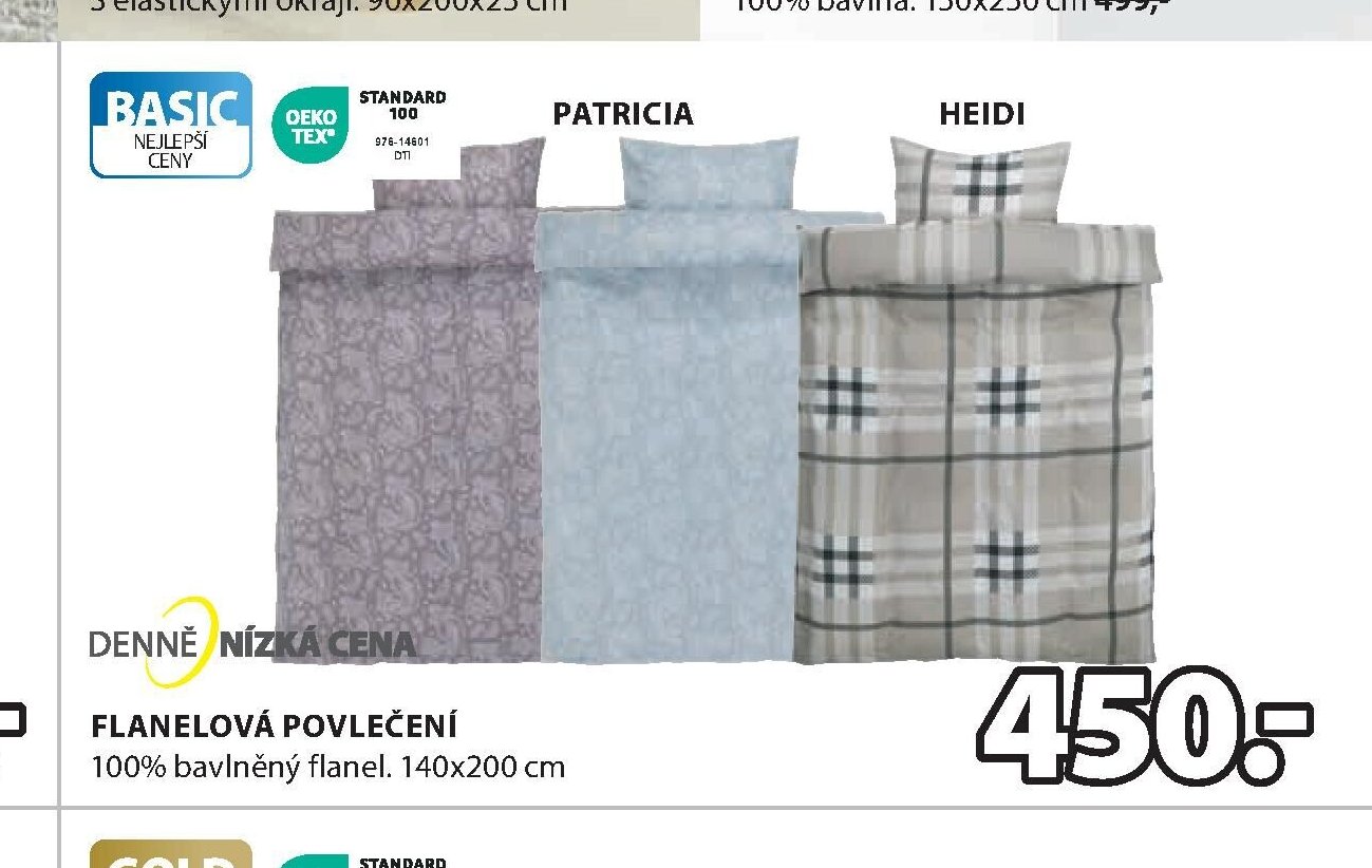 FLANELOVÁ POVLEČENÍ 100% bavlněný flanel. 140x200 cm