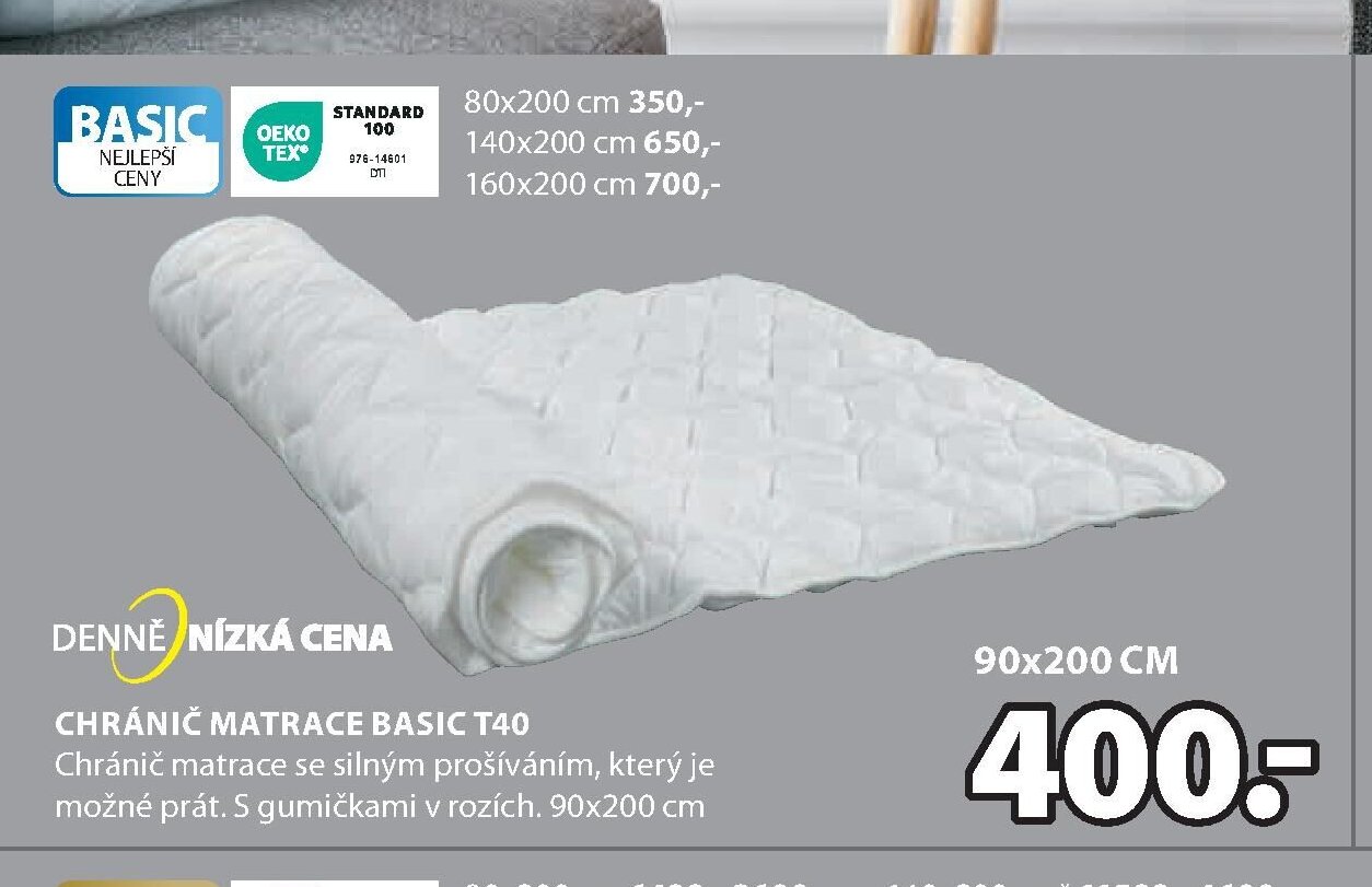 CHRÁNIČ MATRACE BASIC T40
