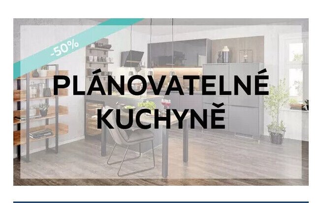 PLÁNOVATELNÉ KUCHYNĚ