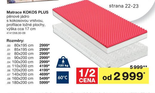 Matrace KOKOS PLUS