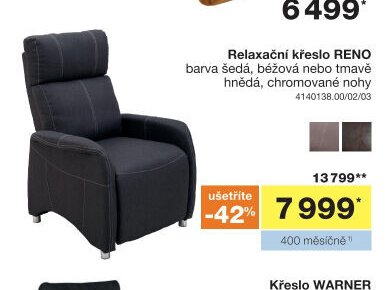 Relaxační křeslo RENO