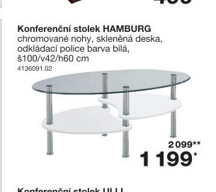 Konferenční stolek HAMBURG