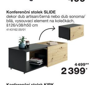 Konferenční stolek SLIDE
