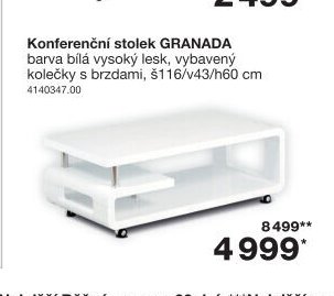 Konferenční stolek GRANADA