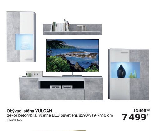 Obývací stěna VULCAN
