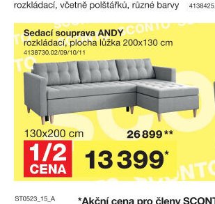 Sedací souprava ANDY
