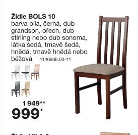 Židle BOLS 10