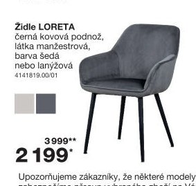 Židle LORETA