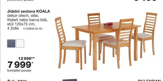 Jídelní sestava KOALA