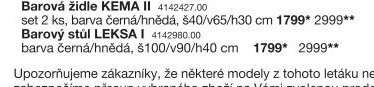 Barový stůl LEKSA