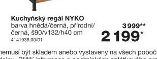 Kuchyňský regál NYKO