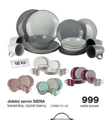 Jídelní servis SIENA