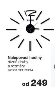 Nalepovací hodiny