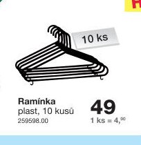 Ramínka plast, 10 kusů
