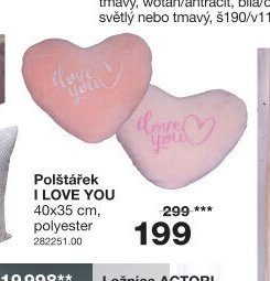 Polštářek I LOVE YOU