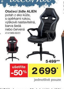 Otačecí židle ALIEN