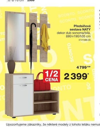 Předsíňová sestava NATY