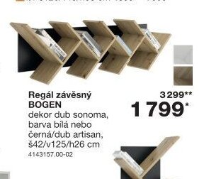 Regál závěsný BOGEN