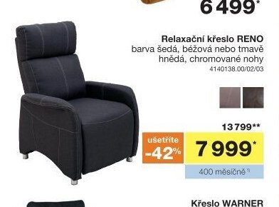 Relaxační křeslo RENO