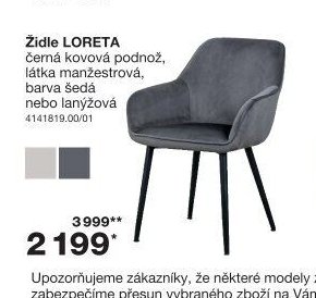 Židle LORETA