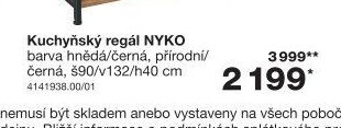 Kuchyňský regál NYKO