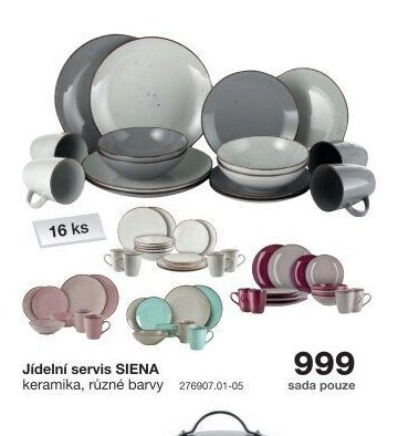 Jídelní servis SIENA
