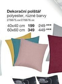 Dekorační polštář polyester