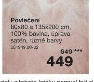 Povlečení 80x80 a 135x200 cm