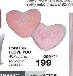 Polštářek I LOVE YOU