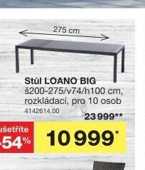 Stůl LOANO BIG