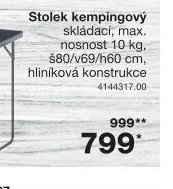Stolek kempingový
