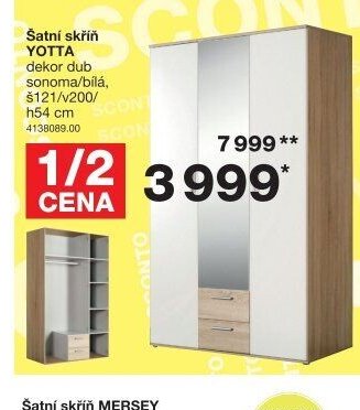 Šatní skříň YOTTA