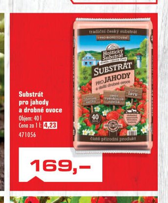 Substrát pro jahody a drobné ovoce