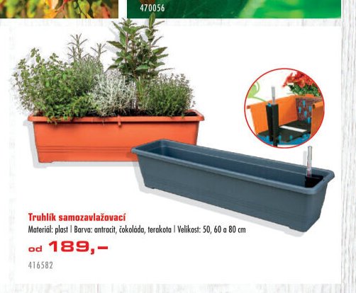 Truhlík samozavlažovací