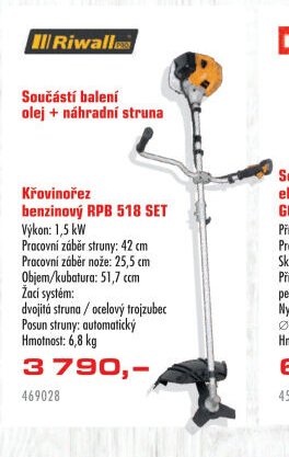 Křovinořez benzínový RPB 518 SET
