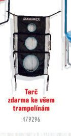 Terč zdarma ke všem trampolínám
