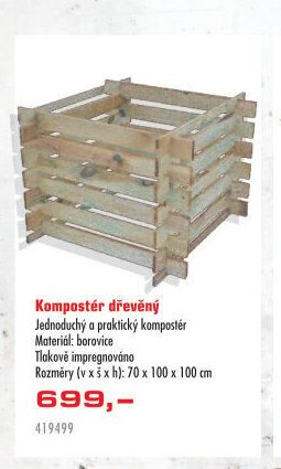 Kompostér dřevěný