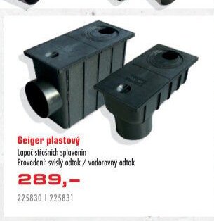 Geiger plastový