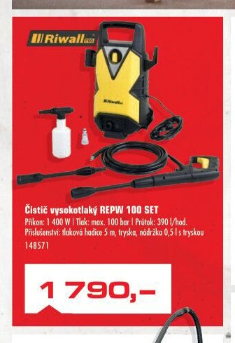 Čistič vysokotlaký REPW 100 SET
