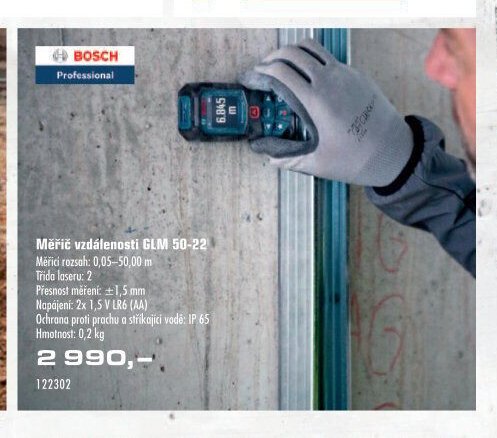 Měřič vzdálenosti GLM 50-22