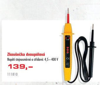 Zkoušečka dvoupólová