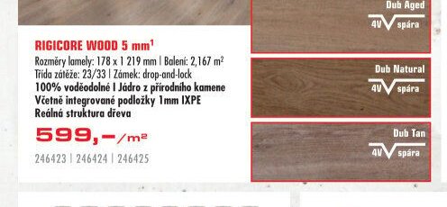 RIGICORE WOOD 5 mm