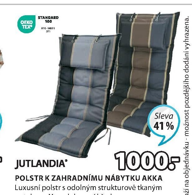 Polstr k zahradnímu nábytku AKKA
