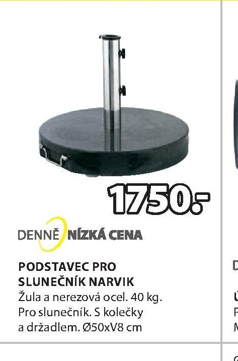 Podstavec pro slunečník NARVIK