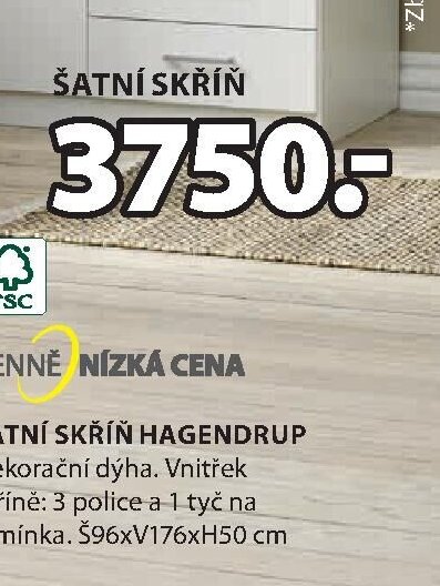 Šatní skříň HAGENDRUP