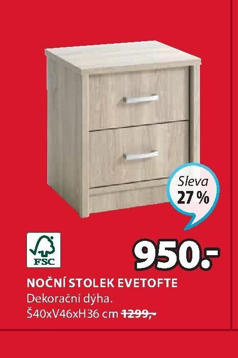 NOČNÍ STOLEK EVETOFTE